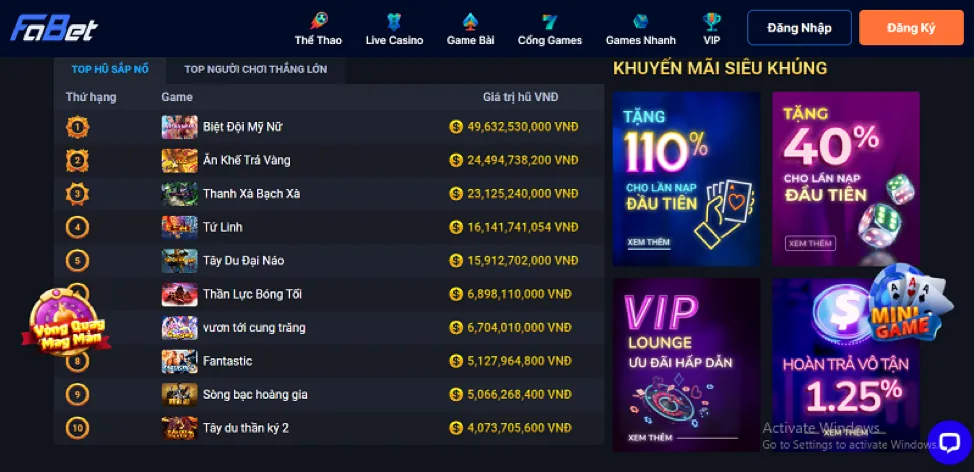 Tải ứng dụng 98win mobile